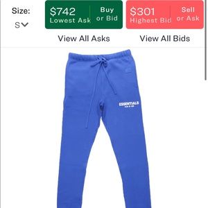 FEAR OF GOD Essentials x TMC Crenshaw Sweatpants